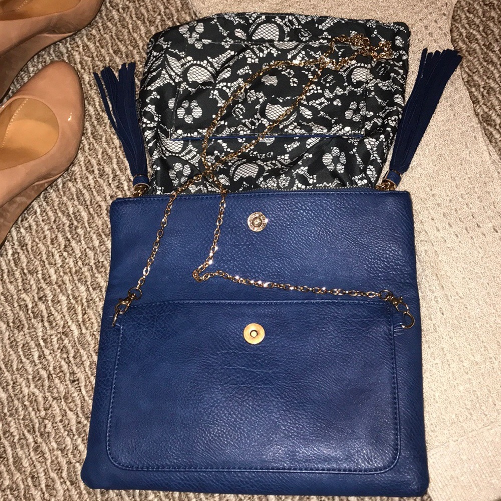 Street Level Meyer tassel clutch